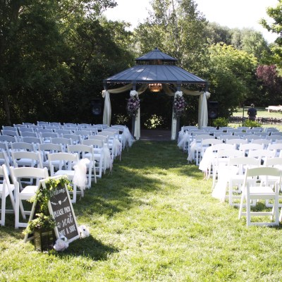 A beautiful gazebo for your ceremony or reception!
