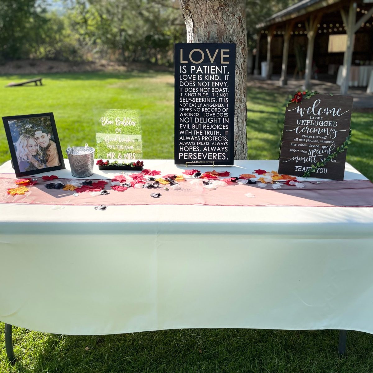 a laptop computer sitting on top of a table
