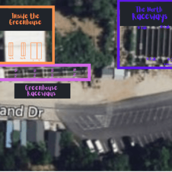 a close up of a sign